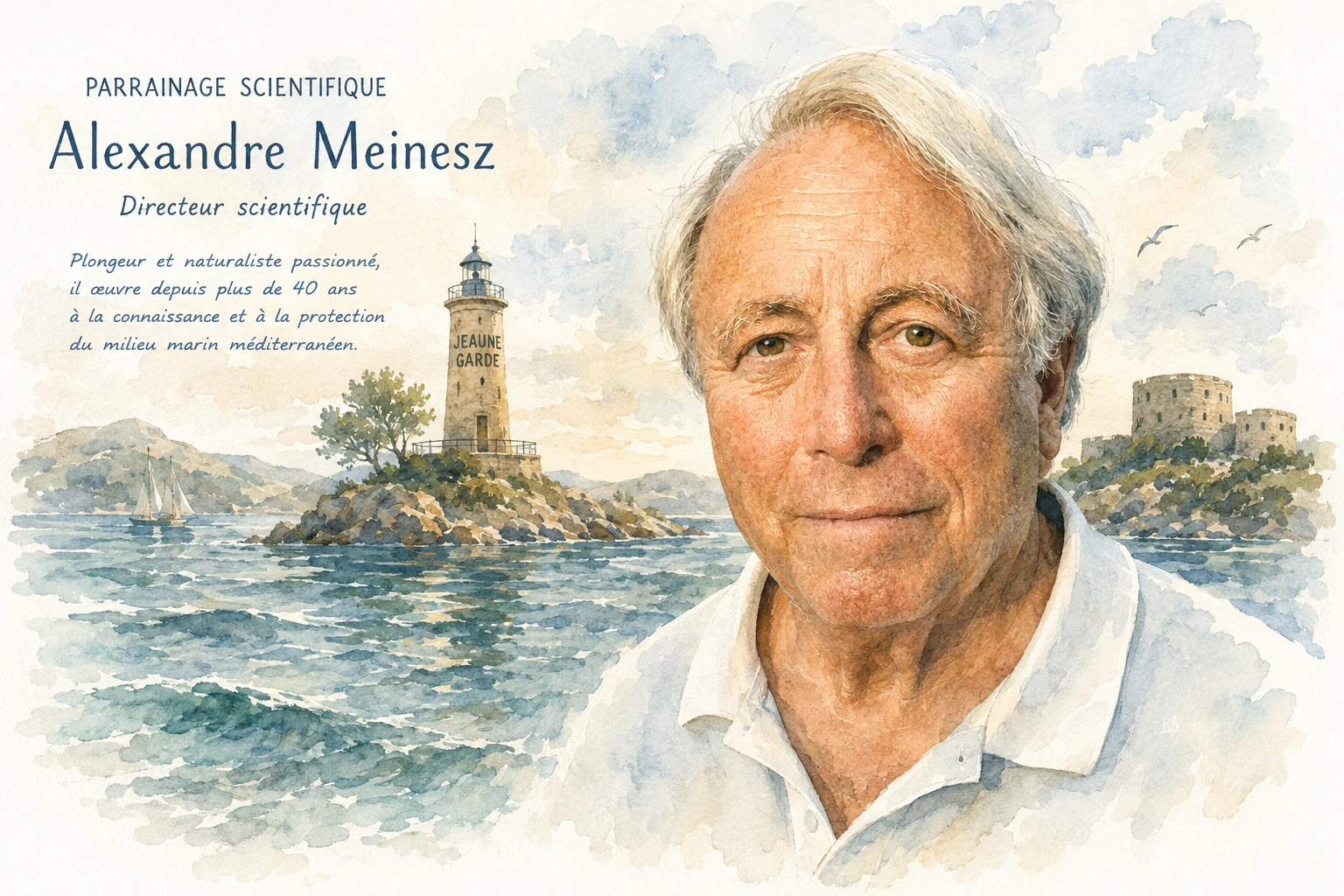 Alexandre Meinesz, parrain scientifique de Dive.Explo360.fr