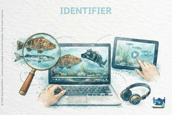 Identification interactive d’un organisme observé en plongée