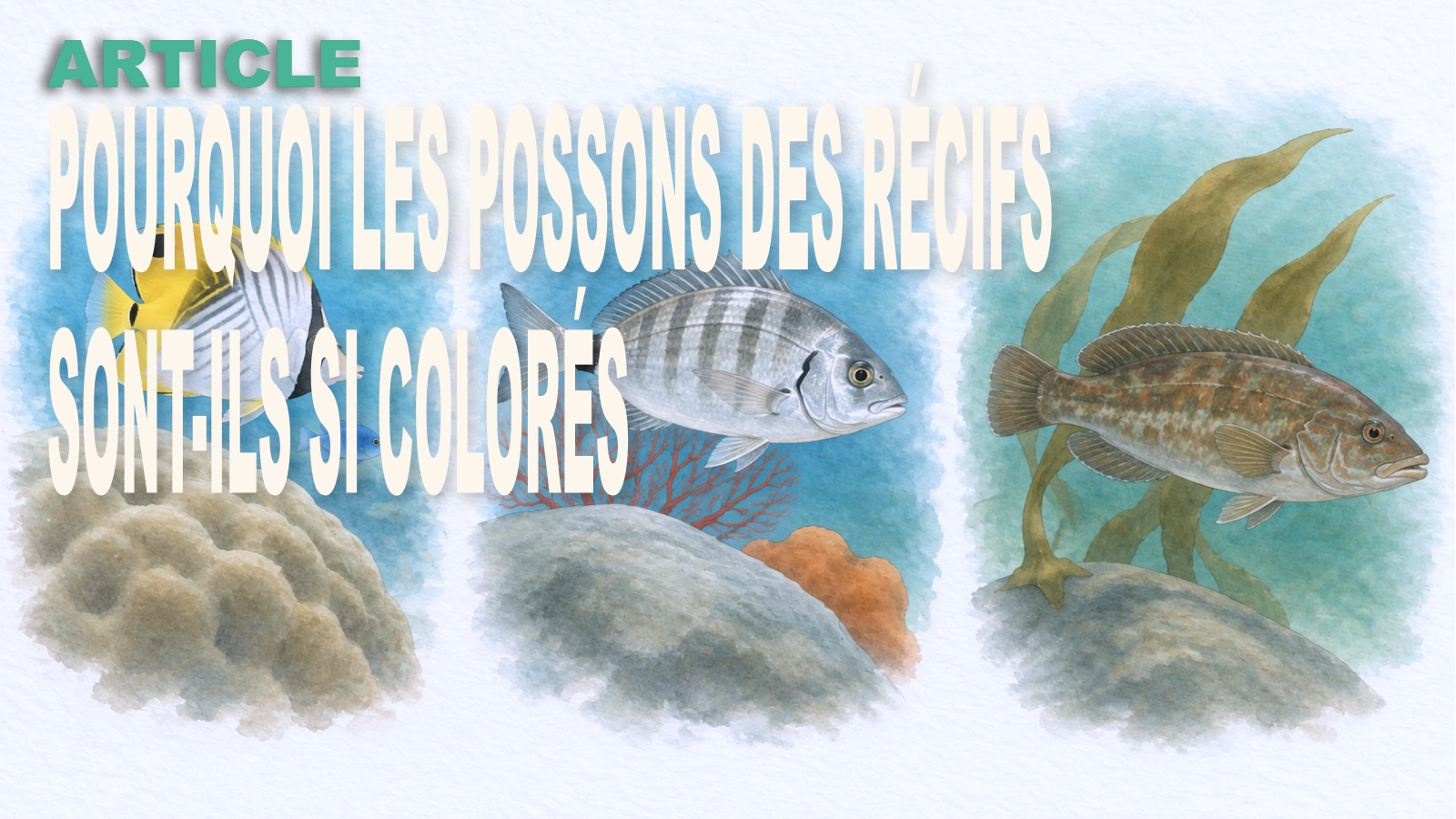 POURQUOI LES POISSONS DES RÉCIFS SONT-ILS SI COLORÉS ?