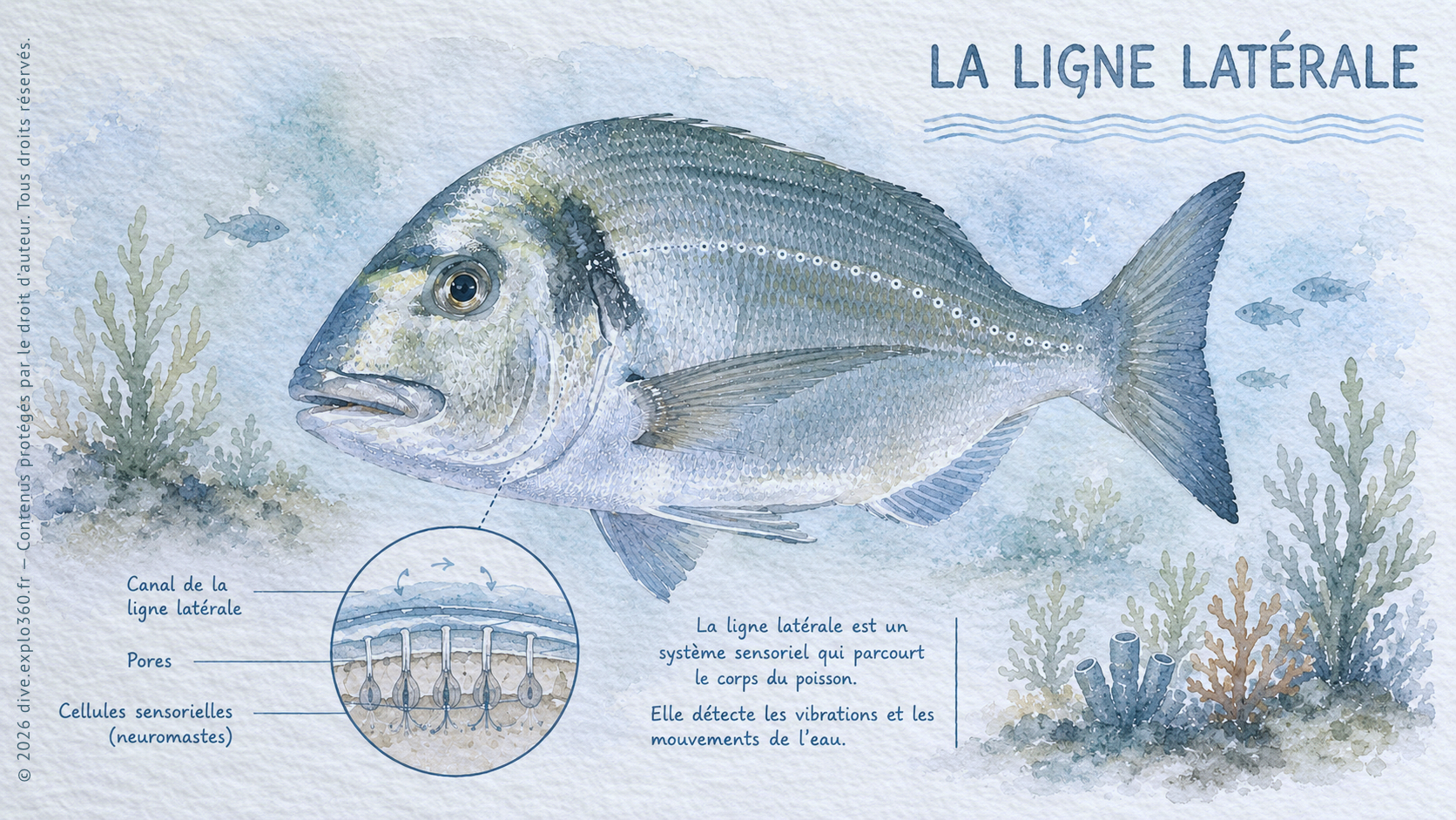 La ligne latérale des poissons comment ça marche ?