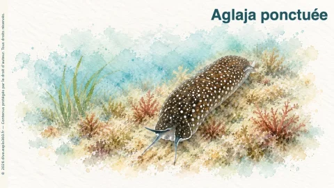 Illustration de Aglaja ponctuée
