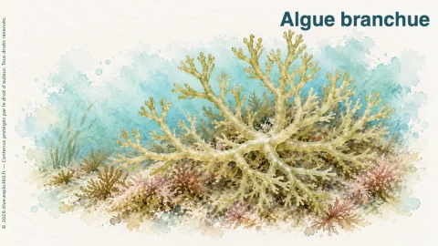 Illustration de Algue branchue