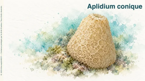 Illustration de Aplidium conique