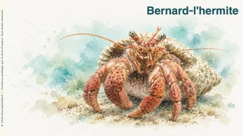 Illustration de Bernard-l'hermite
