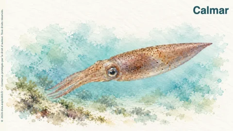Illustration de Calmar