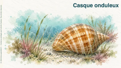 Illustration de Casque onduleux