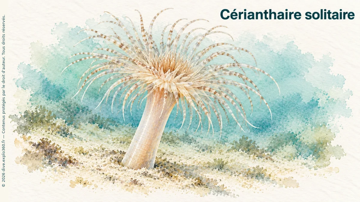 Solitary tube anemone