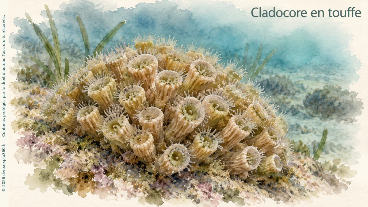 Cladocore en touffe