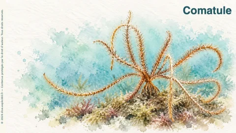 Illustration de Comatule