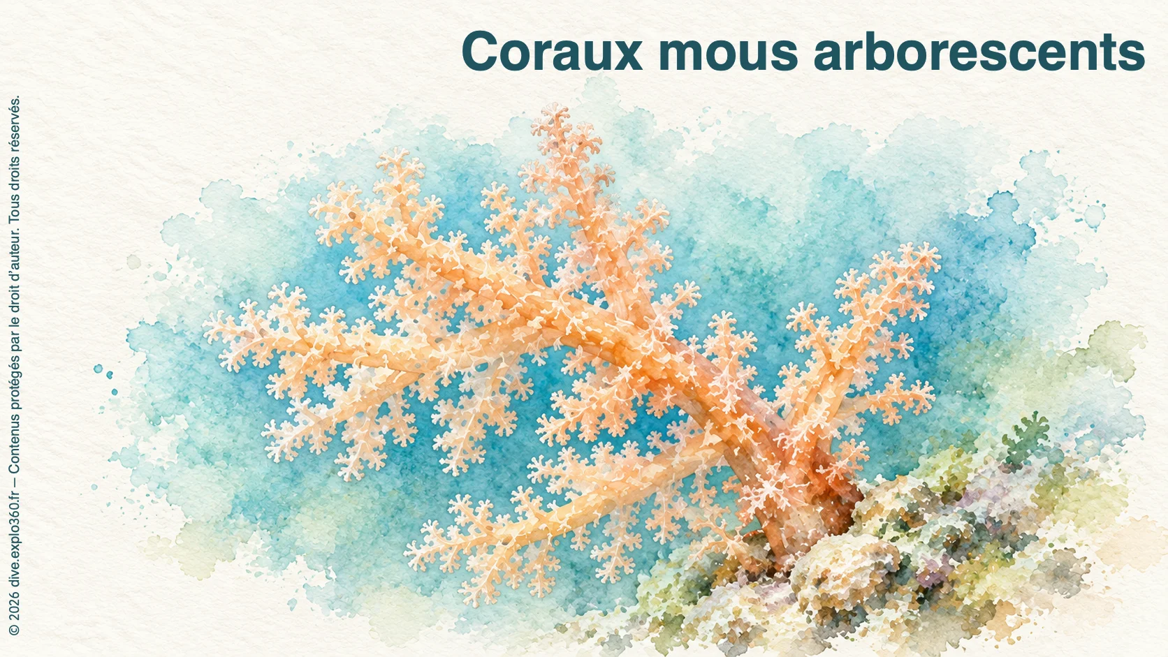 Coraux mous arborescents