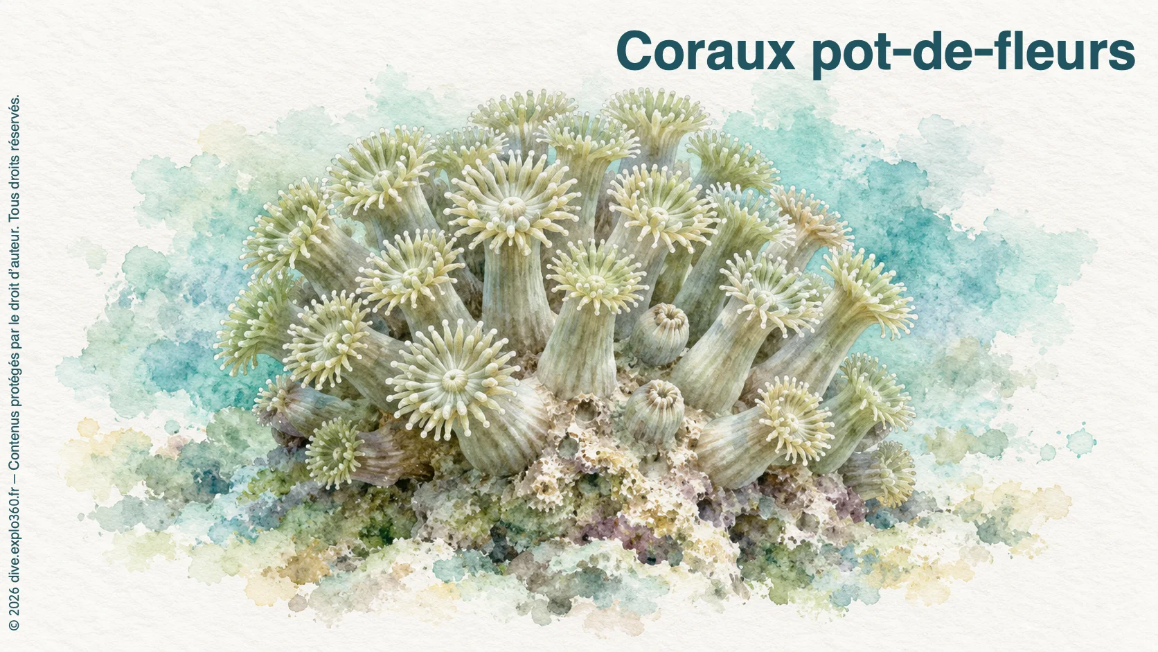 Coraux pot-de-fleurs