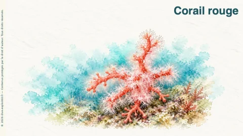Illustration de Corail rouge
