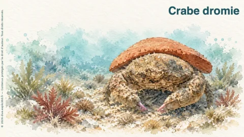 Illustration de Crabe dromie
