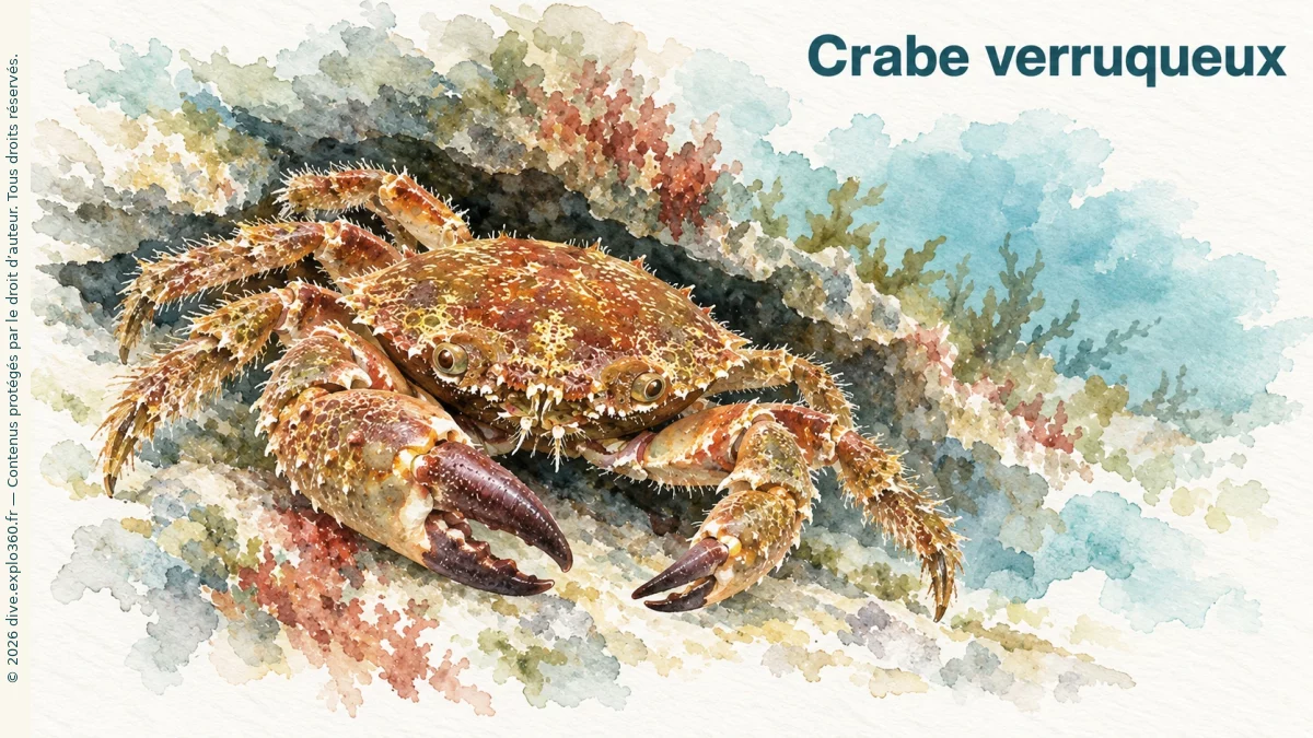 Crabe verruqueux