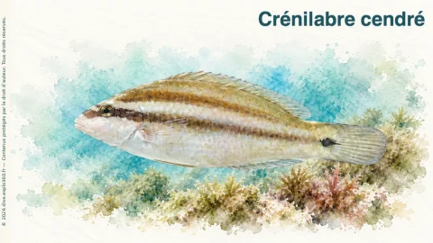 Illustration de Crénilabre cendré