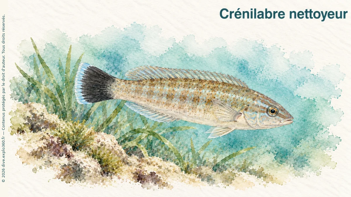 Black-tailed wrasse
