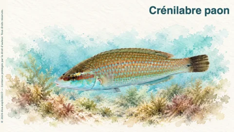 Illustration de Crénilabre paon