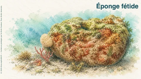 Illustration de Éponge fétide