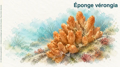 Illustration de Éponge vérongia