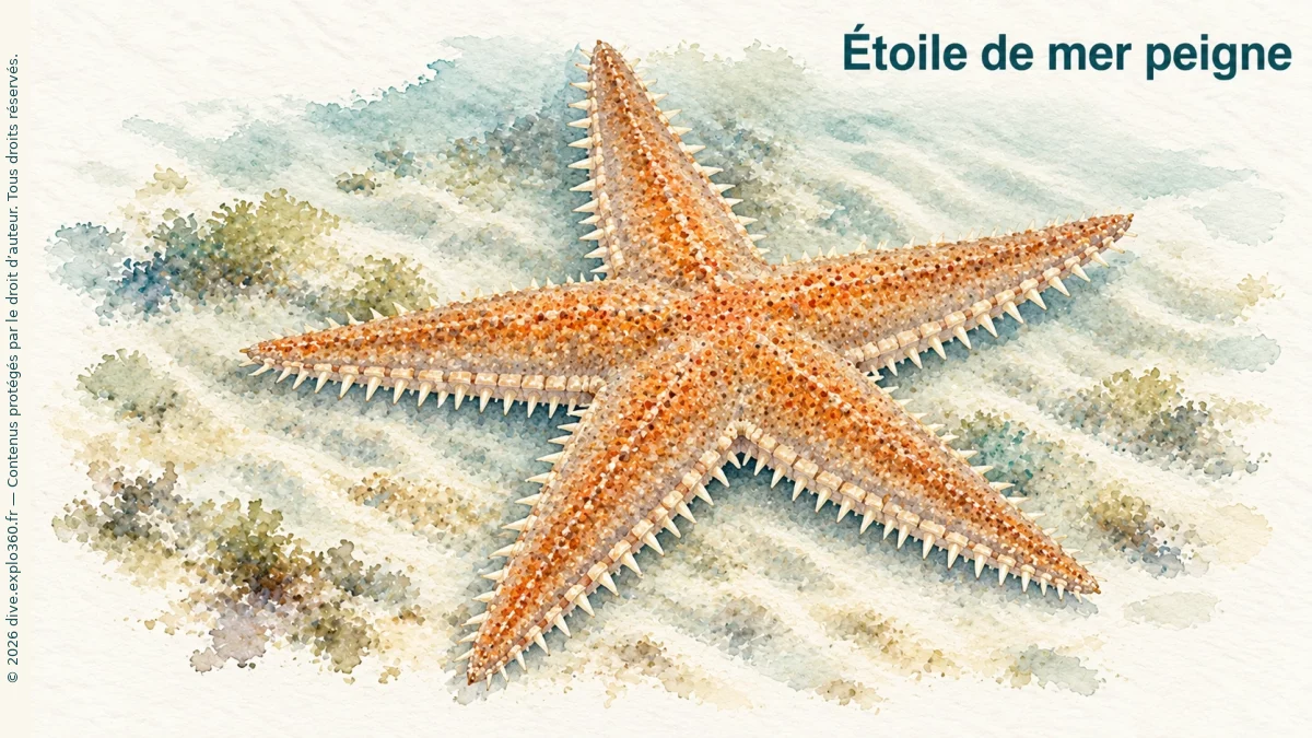 Étoile de mer peigne