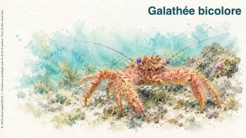 Illustration de Galathée bicolore