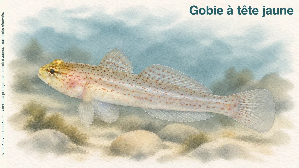 Gobie à tête jaune