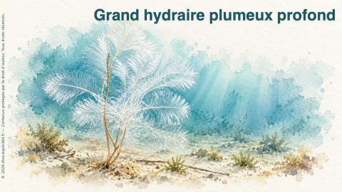 Illustration de Grand hydraire plumeux profond