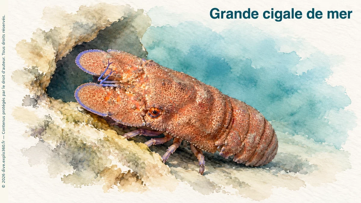 Grande cigale de mer