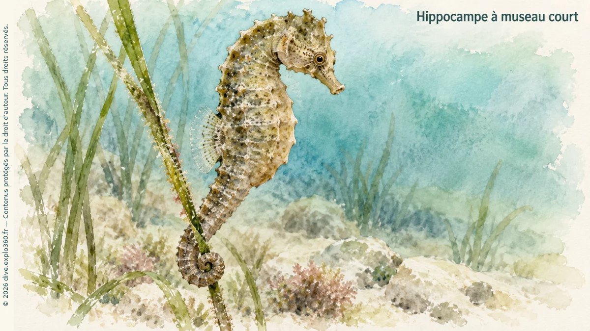 Hippocampe à museau court