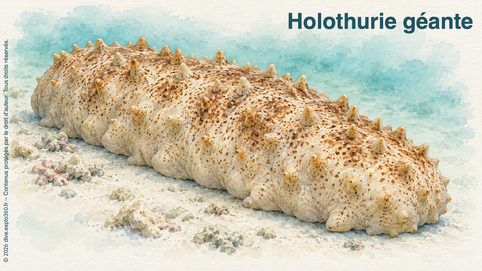 Holothurie géante