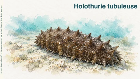 Illustration de Holothurie tubuleuse