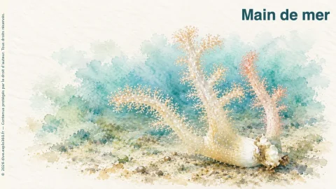 Illustration de Main de mer