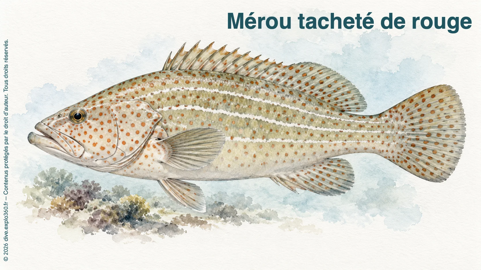 Mérou tacheté de rouge