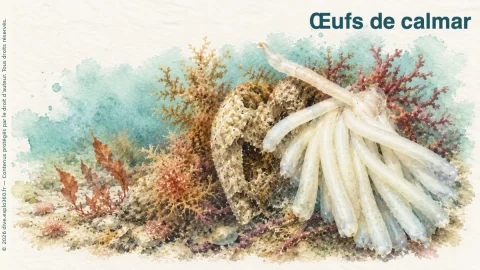 Illustration de Œufs de calmar