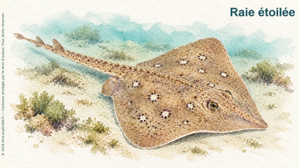 Mediterranean starry skate