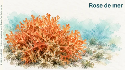 Illustration de Rose de mer