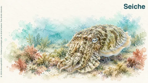 Illustration de Seiche