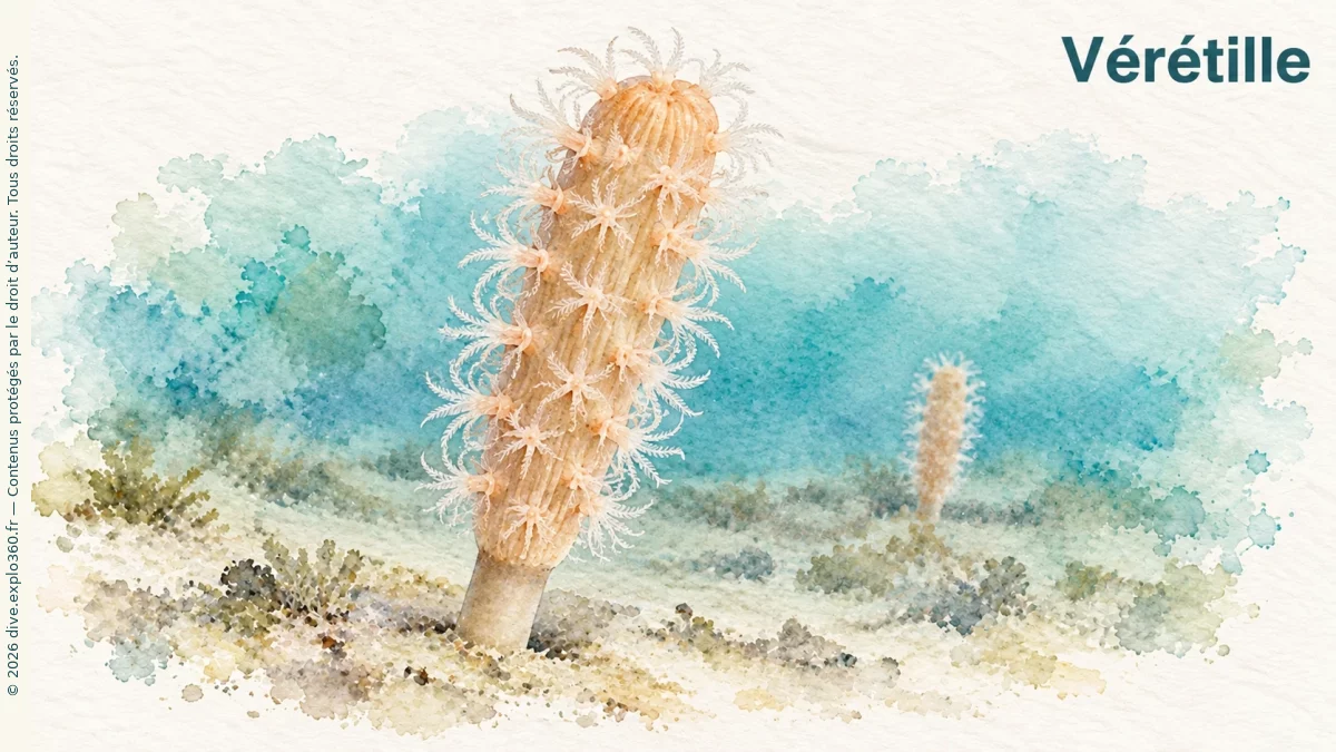 Cylindrical sea pen