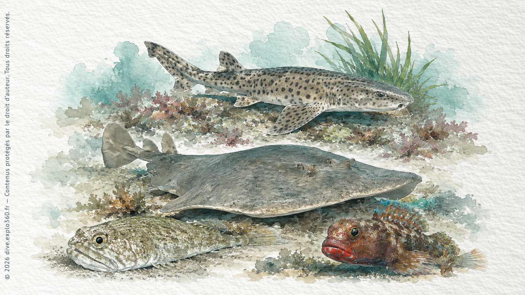 Illustration naturaliste — Benthique