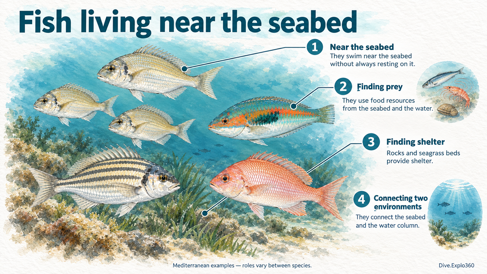 Natural history illustration — Demersal